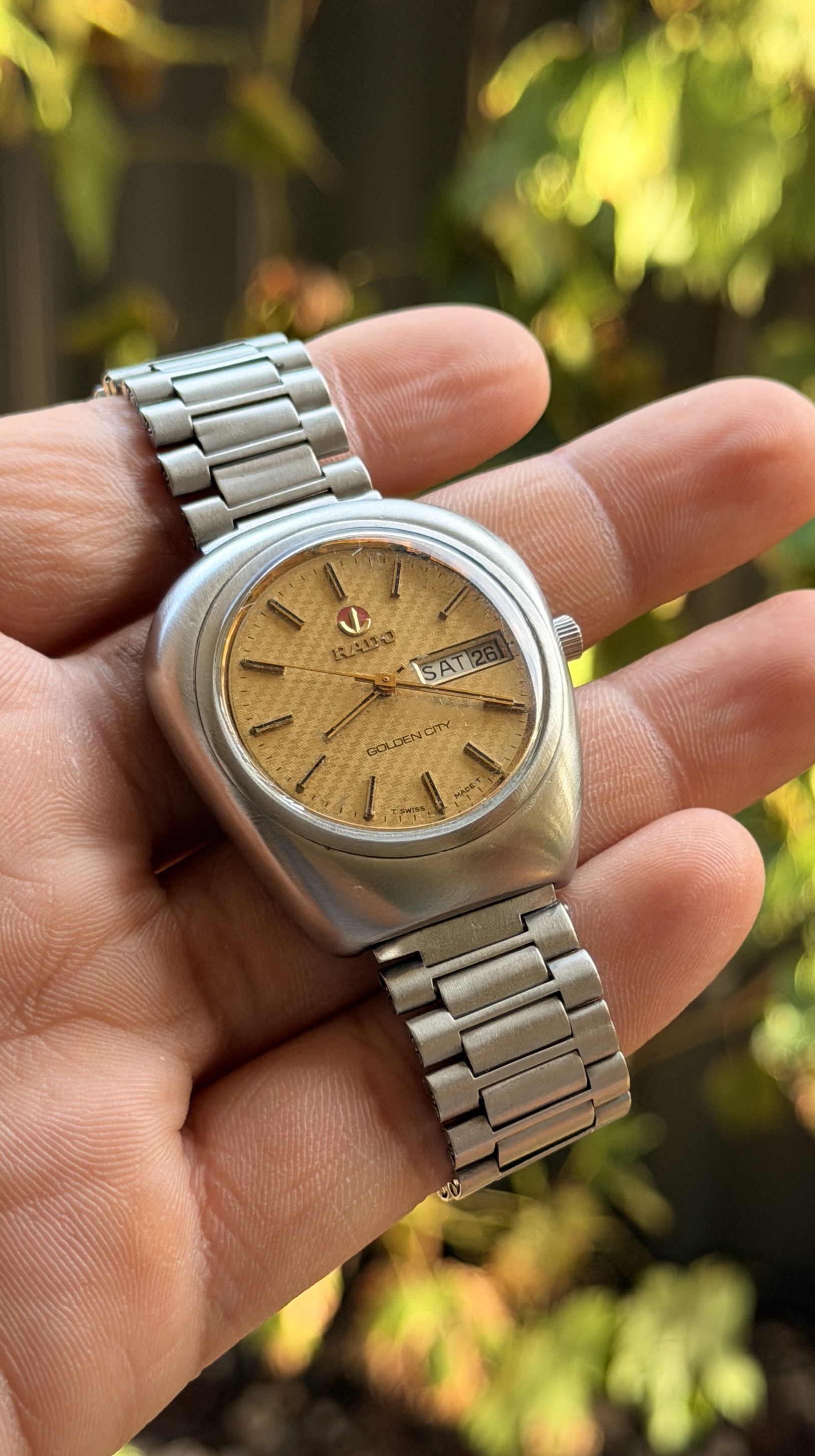 Rado Voyager Gold Textured Dial