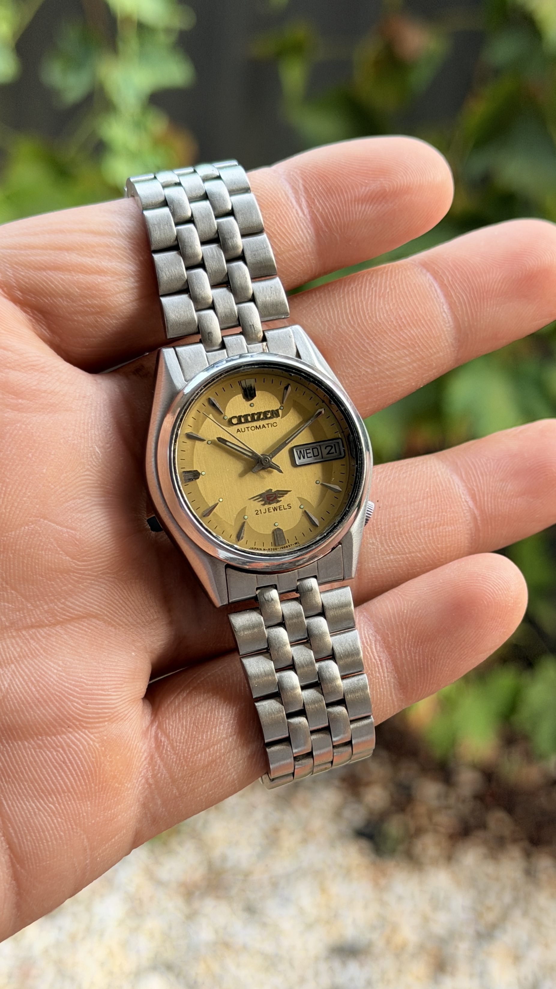 Citizen Automatic Champagne Dial